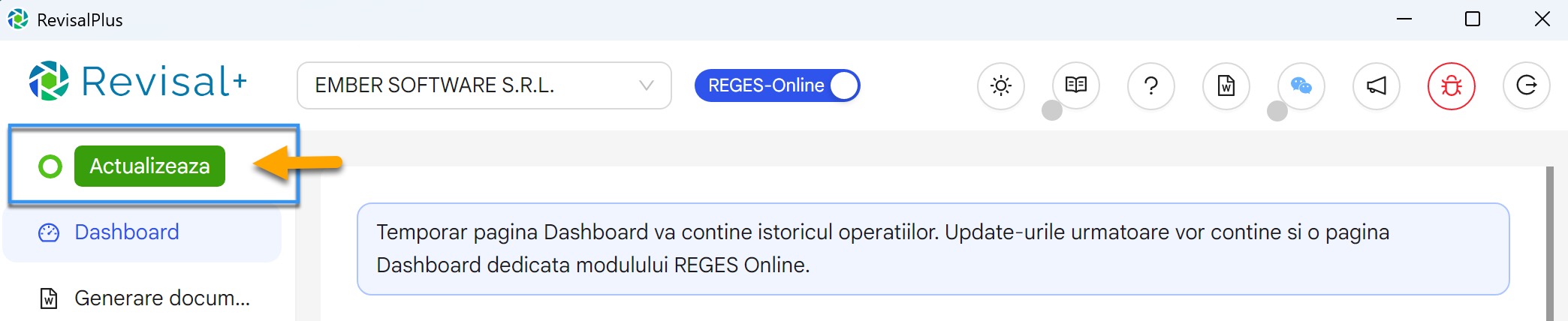 Configurarea conexiunii intre Revisal Plus si REGES Online