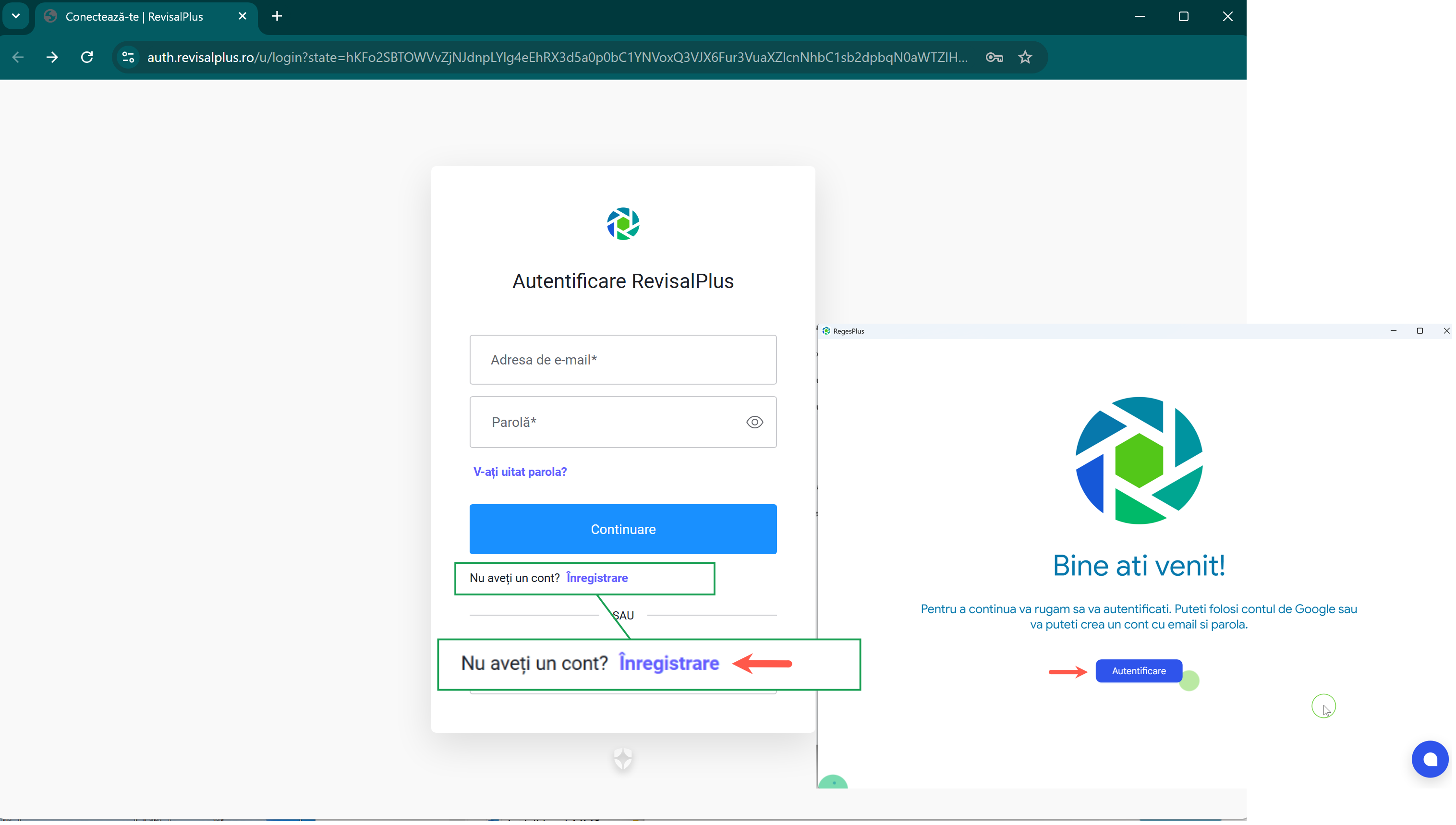 Reges Plus - extensie Reges Online