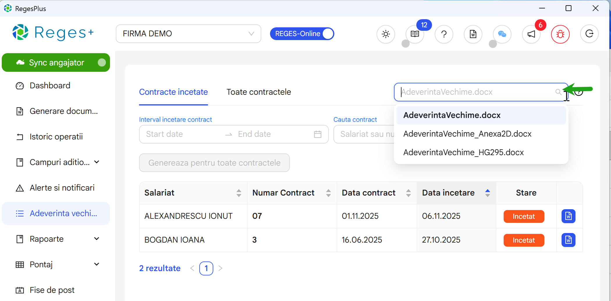 Reges Plus - extensie Reges Online- pentru generarea dcumentelor si rapoartelor