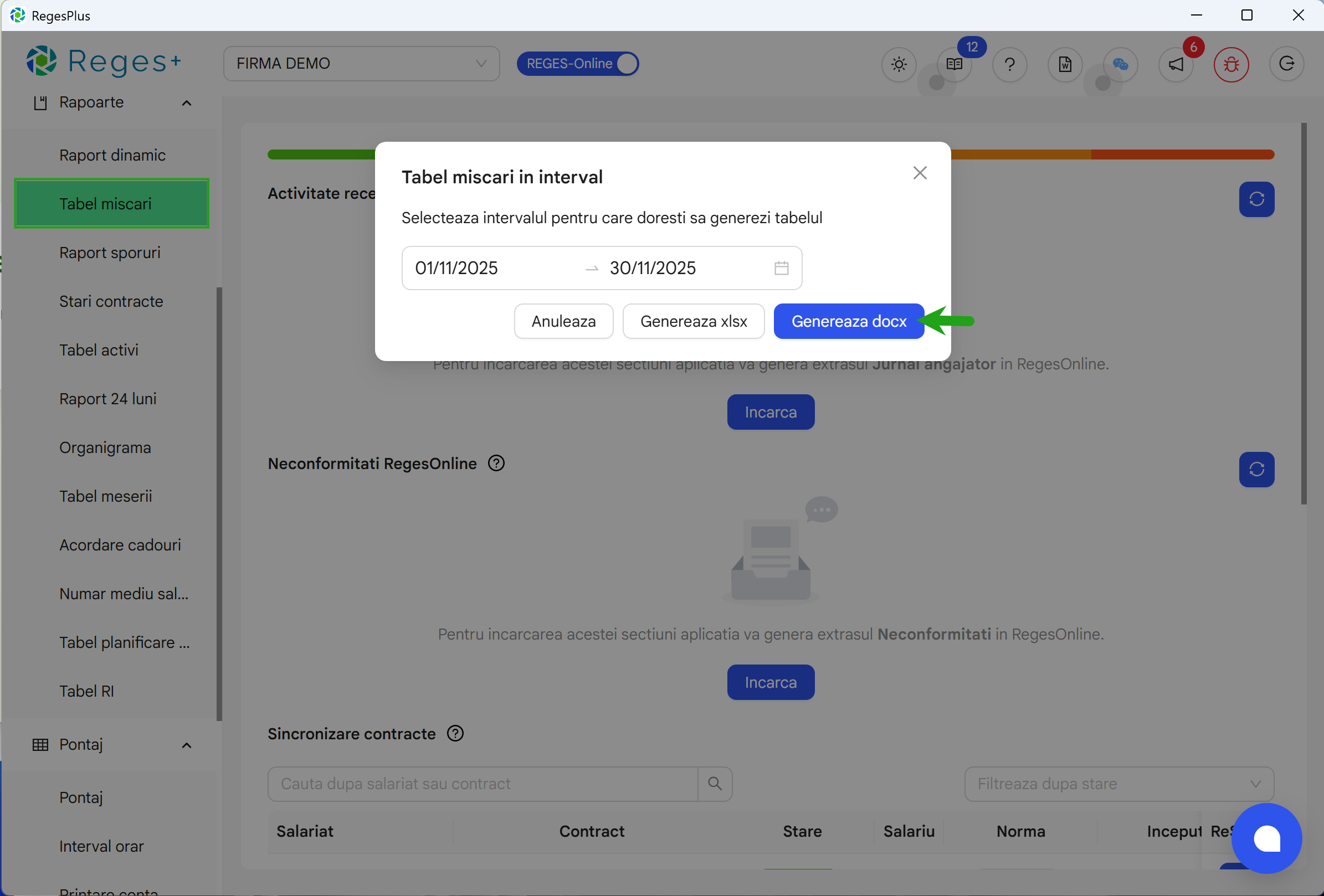 Reges Plus - extensie Reges Online- pentru generarea dcumentelor si rapoartelor