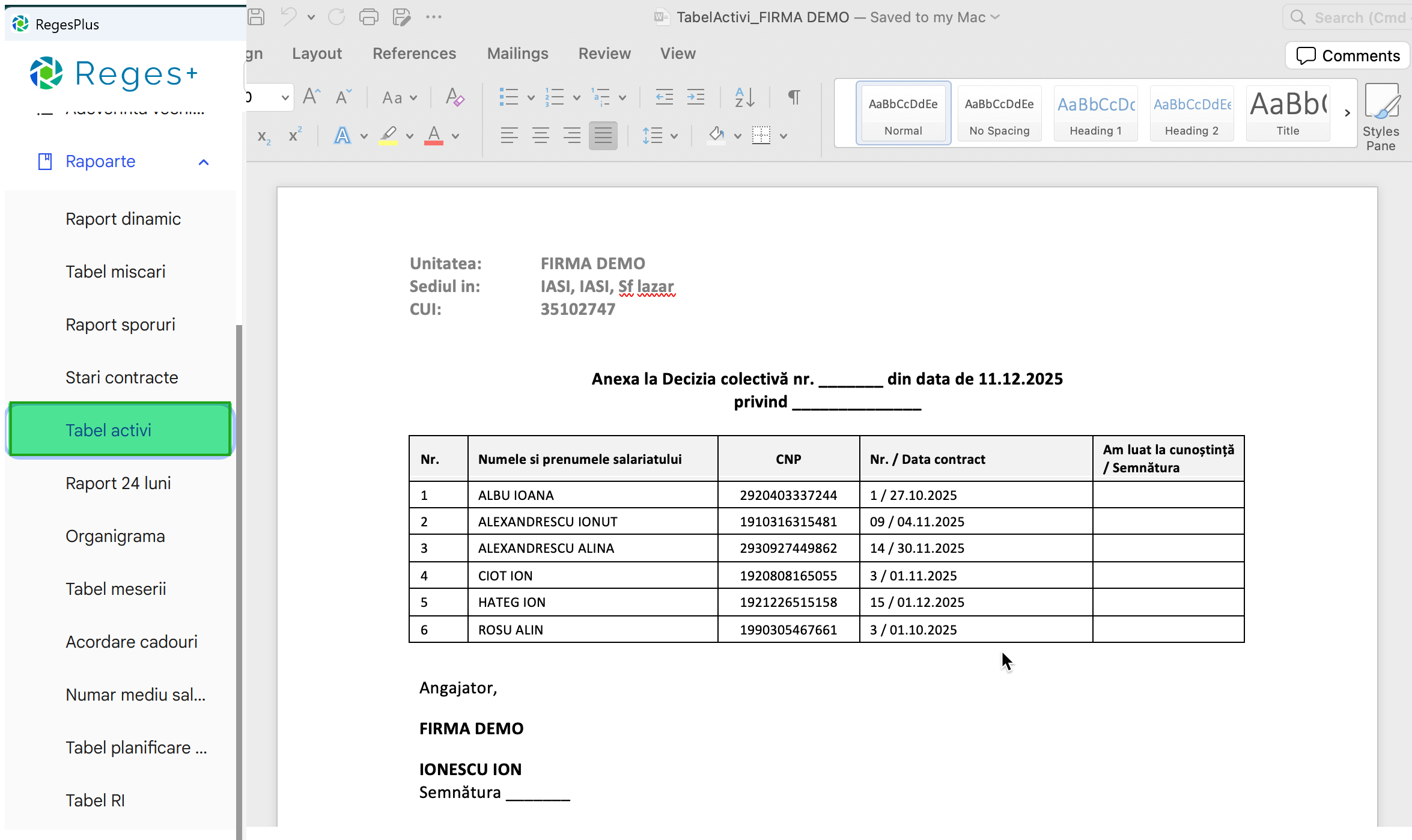 Reges Plus - extensie Reges Online- pentru generarea dcumentelor si rapoartelor