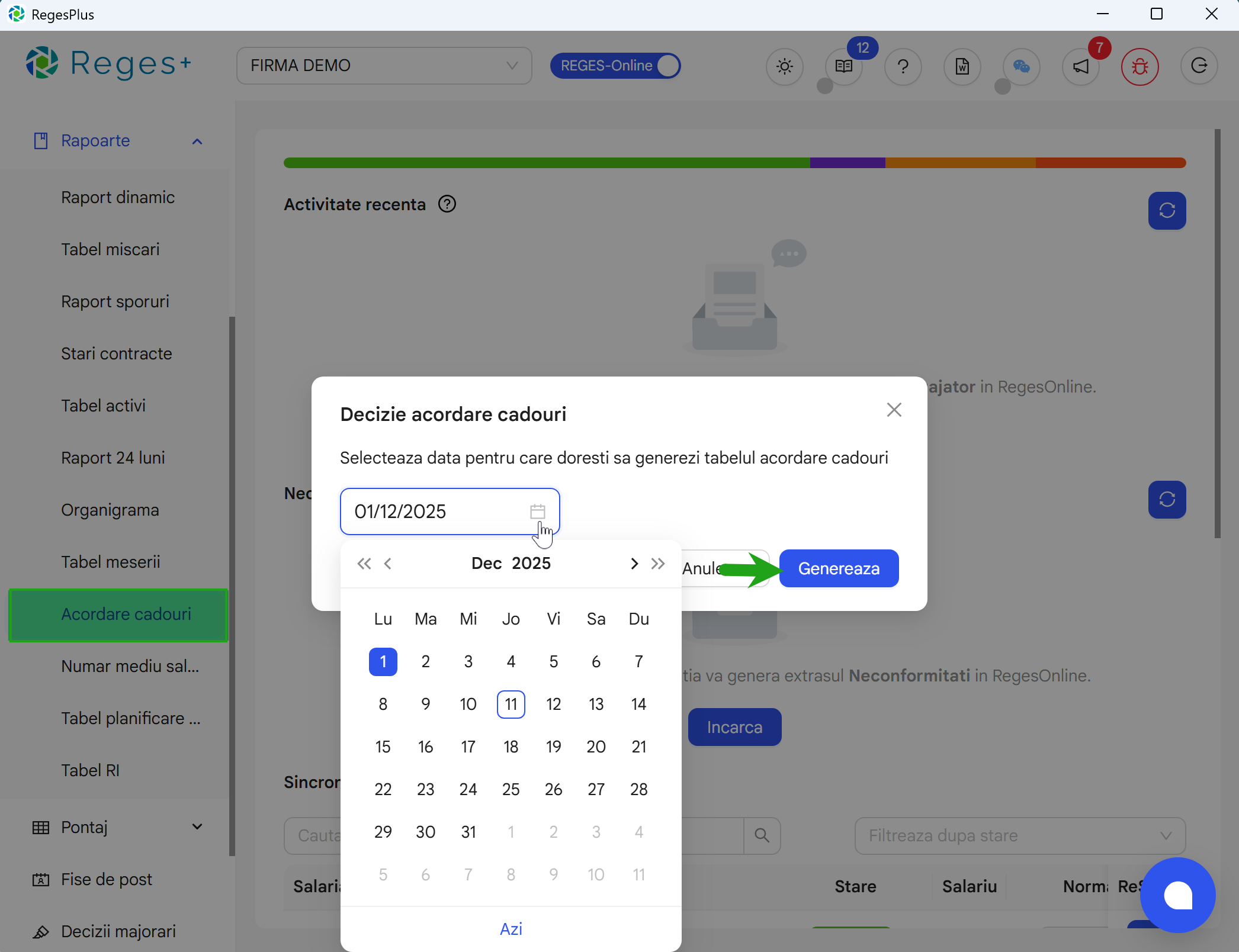 Reges Plus - extensie Reges Online- pentru generarea dcumentelor si rapoartelor