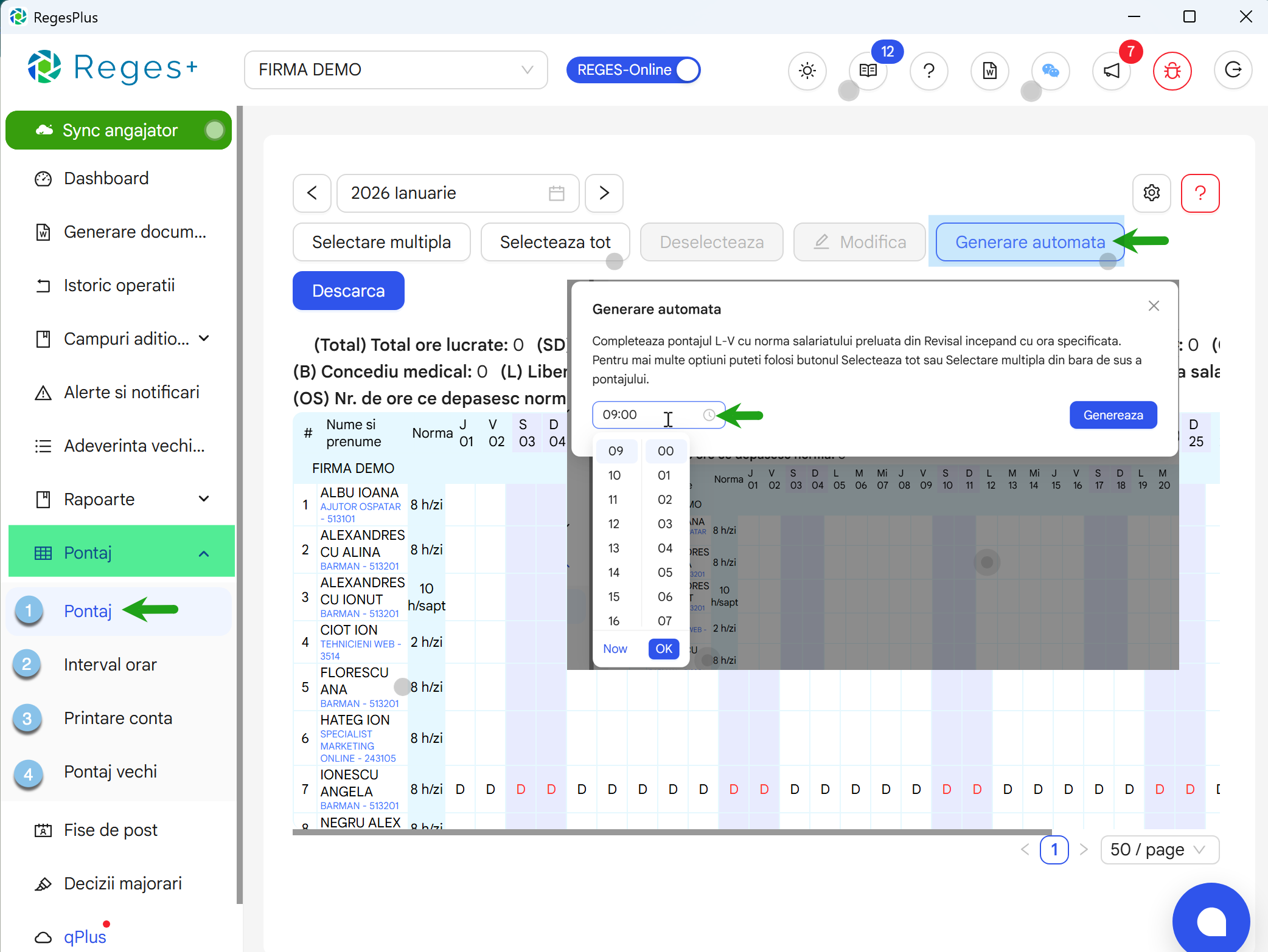 Reges Plus - extensie Reges Online- pentru generarea dcumentelor si rapoartelor