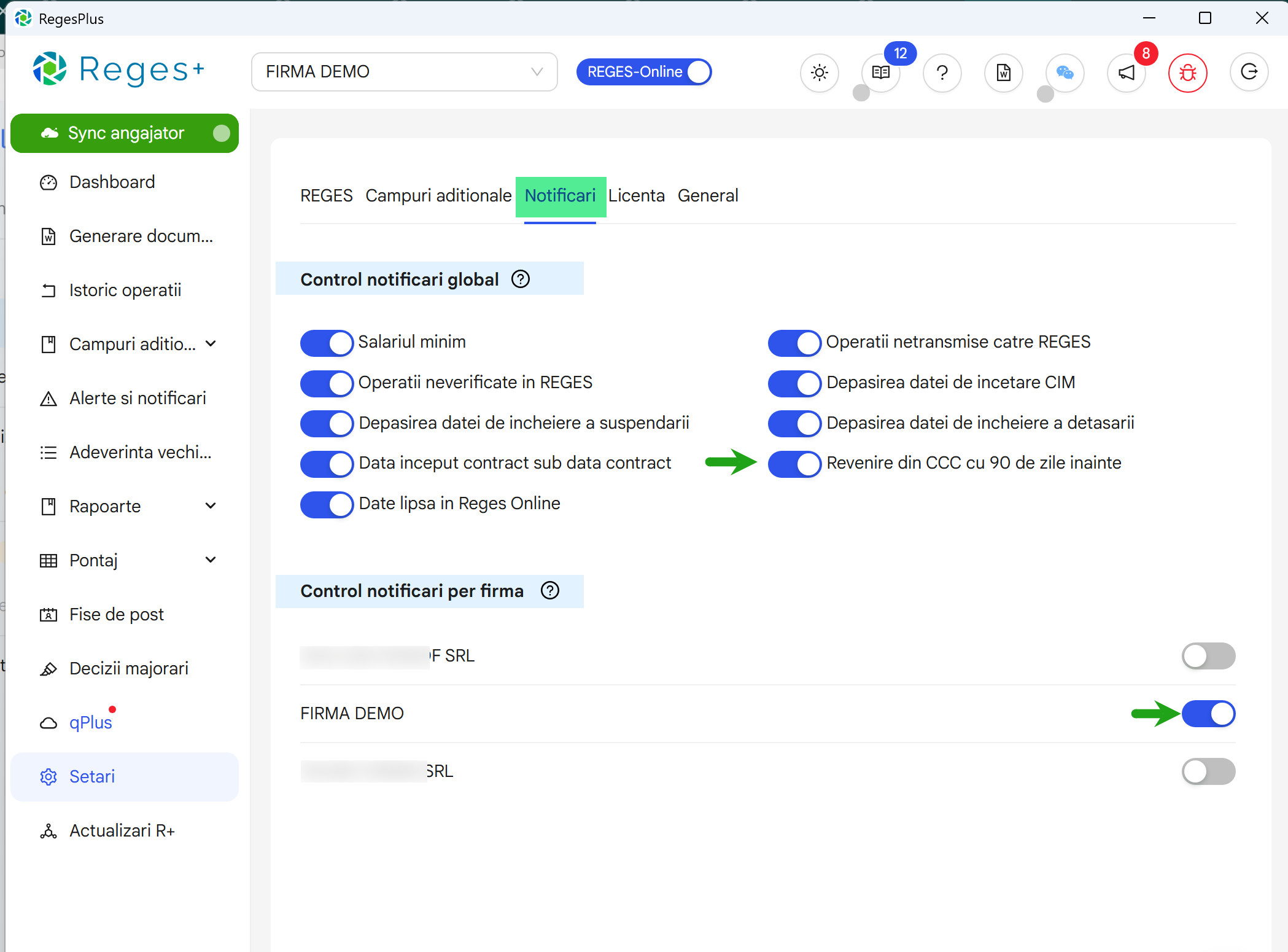 Reges Plus - extensie Reges Online- pentru generarea dcumentelor si rapoartelor