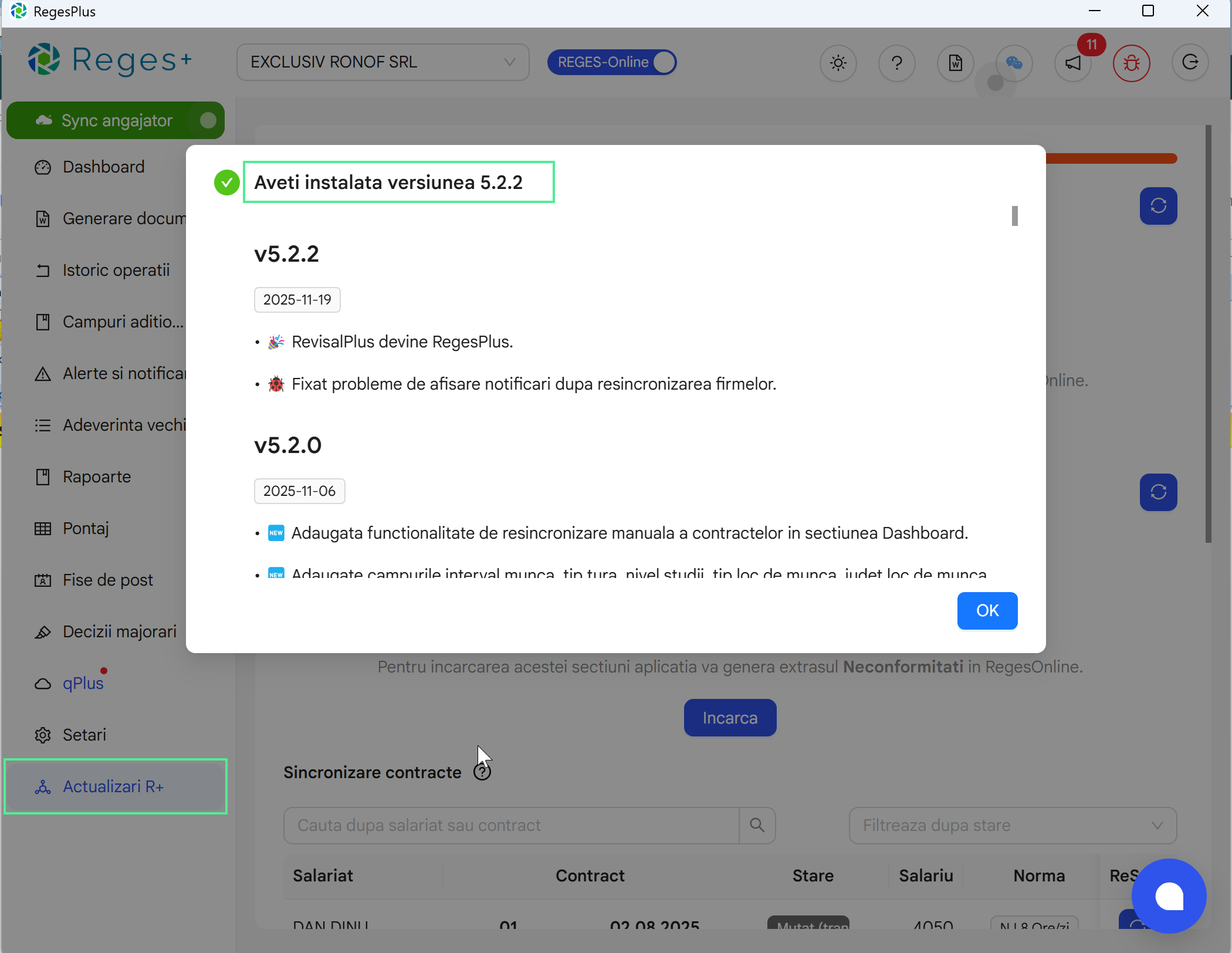 Reges Plus - extensie Reges Online- pentru generarea dcumentelor si rapoartelor